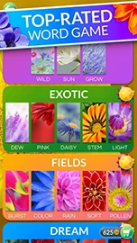 Wordscapes In Bloom game screenshot