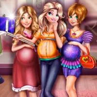 Princesses Pregnant Selfie